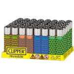 Clipper Lighters - Triangles - 48 units (CP11R-TA)