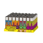 Clipper Lighters - Colored Leaves - 48 units (CP11R-CL)