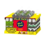 Clipper Lighters -Graffiti Leaves Value Pack - 48+5 units (CP11R-GL)