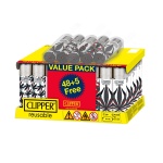 Clipper Lighters -Neon Leaves Value Pack - 48+5 units (CP11R-NL)