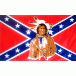 Flag - Rebel Indian- (3x5')