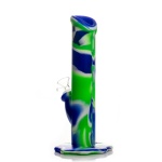 Silicone Bong 10.5" (H) w/ Glass Bowl  (SWP-5)