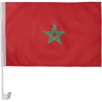 Drapeau de voiture - Maroc / Car Flag - Morocco : 12x18"  (CF-MOR12x18)