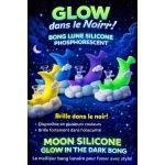 Bong silicone - Lune / Moon  (DA-059SB)