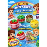 Fidget Balle avec DEL ~ JOUE et DESTRESSE /Fidget Ball with LED ~ Anti-Stress  (FB-026)